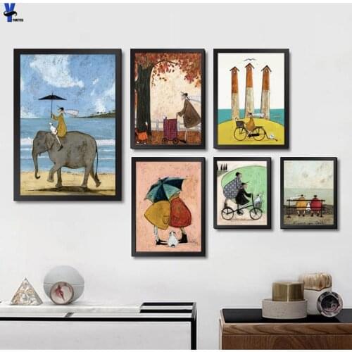 Настенные ретро картины YORTYES China At AliExpress