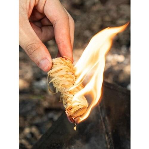 12PCS Carbon Primer Wood Fibre Coil For Wood Burners Natural Eco Wooden Igniter 12Pcs Kindling For Stoves Pizza Oven