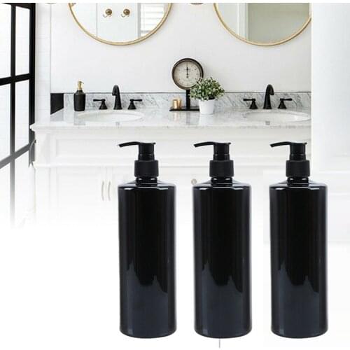 4Pcs 500ml Press Pump Bottle Bathroom Soap Dispensers Travel Subpackaing Bottle Refillable Bottle #C