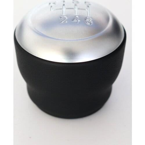 Car Leather Gear Shift Knob for Hyundai for Santa Fe for Kia K5 6 Speed Mt Lever Shifter Handle Stick Accessories