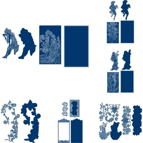 Trailing Vine Flower Metal Die Cutting 2021 New DIY Flower Girl Die Molds Scrapbooking Paper Making Cuts Crafts Big Die Handmade