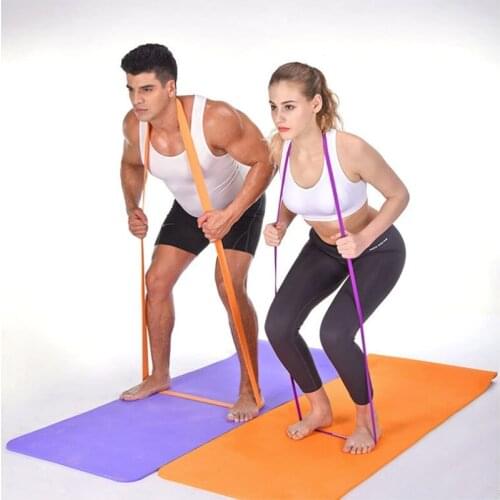 Multifunctional Yoga Resistance Belt Pull Up Auxiliary Ring Strength Training Elastic Tension Bands