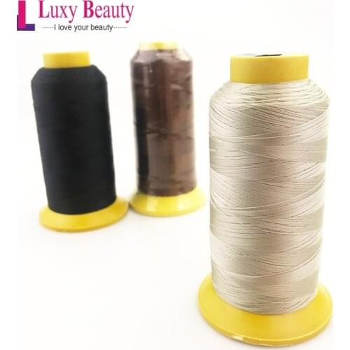 Salon Hair Weaving Thread 1Roll/lot High Strength Polyester Thread for Brazilian hair Extension/Professional Hair Extension Tool