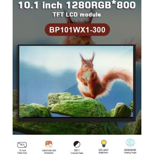 Original BOE BP101WX1-300 Lcd Modules Screen 10.1 Inch 1280*800 For Medical Use LVDS Interface 45 Pins Connector