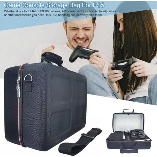 Portable Travel Backpack For Sony PlayStation5 PS5 Console Storage Bag Shockproof Waterproof Protection Shoulder Bag Host