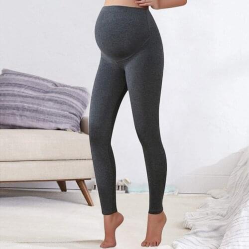 2021 Adjustable Plus Size Leggings Maternitys Pant Leggings Pregnant Womens Clothes Thin Soft Cotton Pants High Waist Trousers