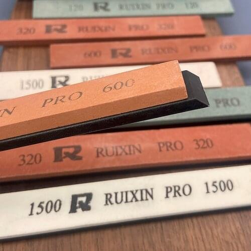 Ruixin venda quente pedra de afiar apontador de faca fixo dedicado pedra amolar branco alindo apontador de faca 120 320 600 1500