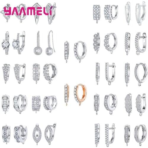 New Trendy Girls 925 Sterling Silver Huggies Earrings Small Hoop Earrings Anti-Allergic Jewelry Accessory For Women