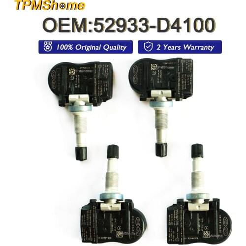 TPMS Sensor 52933D4100 433MHZ Tire Pressure Monitoring System For Hyundai ELANTRA GRANDEUR I30 Kia 52933-D4100 Tyre Air Monitor