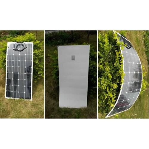 Waterproof Flexible Zonnepanelen 400w 48v Chargeur Solaire Solar Panel China 100w 12v 4 Pcs Outdoor Car Caravan Camping RV LED