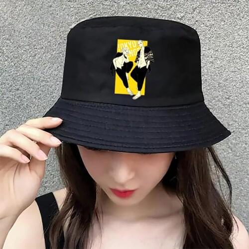Japanese Anime Revengers Womens Hats Bucket Hat Men Men Kawaii Harajuku Summer Tops Tokyo Revengers Graphic Adult Bucket Hats