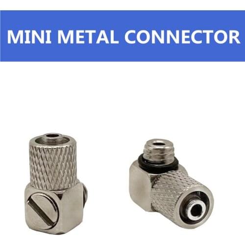 IRON Elbow Pneumatic Pipe Air Hose Quick Fitting Mini Connector Iron PL4M5/PL6M5 Pneumatics Matel fittings M-5HL-6 /M-5HL-4