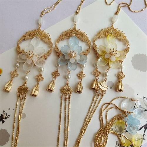2020 New Traditional Accessories Retro Style Pendant Waist Chain Long Tassel Antique Costume Vintage Womens Waist Chain