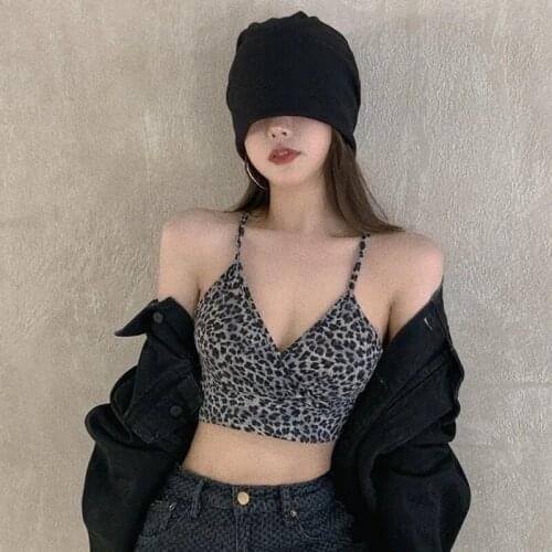 Womens Summer Sexy Leoprad Print Dot Lace Patchwork Casual Off Shoulder Short Tank Shirt Beach Vest Tank Camisole Tops 2021