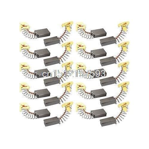 10 Pairs Universal Electric Motor Replacing Carbon Brushes 11mm x 5mm x 17mm