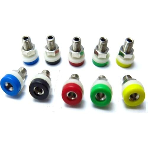 100pcs/lot 2mm Mini Banana Jack Terminal Panel Socket Terminals Test Instrumentation