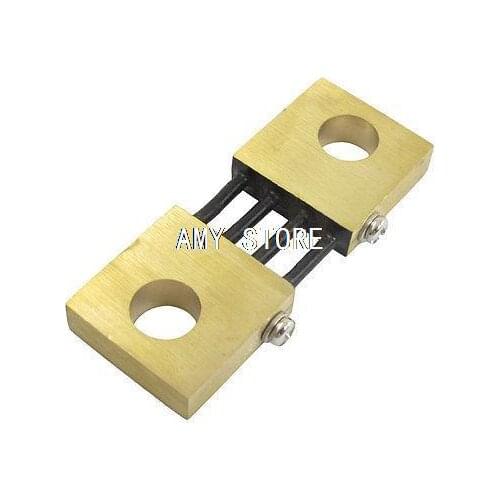 2pcs Shunt Resistor for DC 250A/75mV Current Ammeter amp Analog Panel Meter