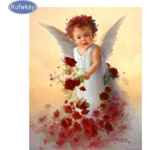 5d diy Diamond painting rose,cartoon baby girl,3d mosaic Diamond Embroidery full round square rhinestones image diamond pictures