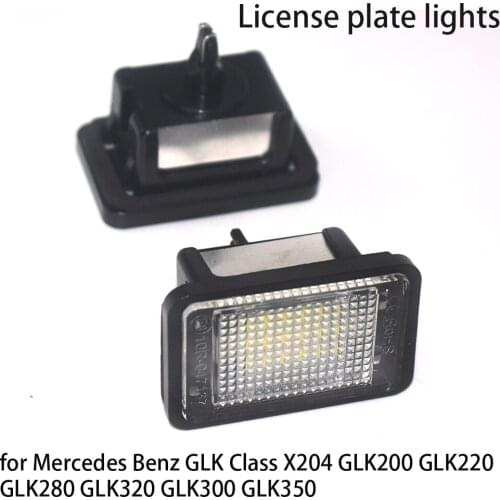 Car Number License Plate Light Lamp LED Lights Mercedes Benz GLK Class X204 GLK200 GLK220 GLK280 GLK320 GLK300 GLK350