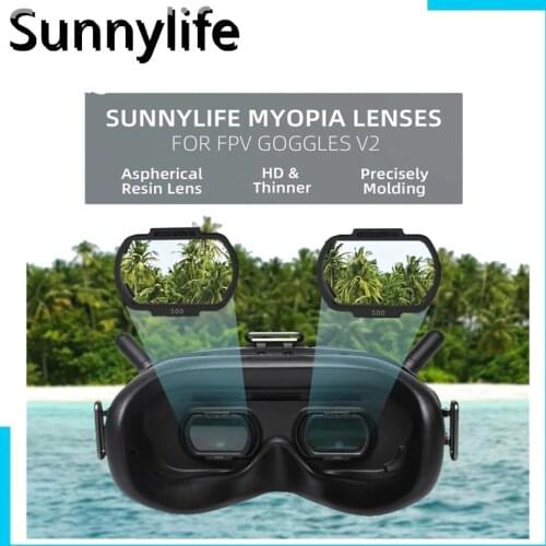 For DJI FPV Goggles V2 Myopia Lenses Nearsighted Corrective Aspherical Lenses Glasses Accessories