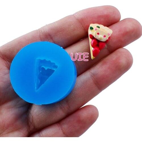 GYL090U 16.5mm x 11.8mm Stuffed Bear Cake Silicone Mold Fondant Cake Decoration Candy Resin Clay Earrings Necklace Craft Soap