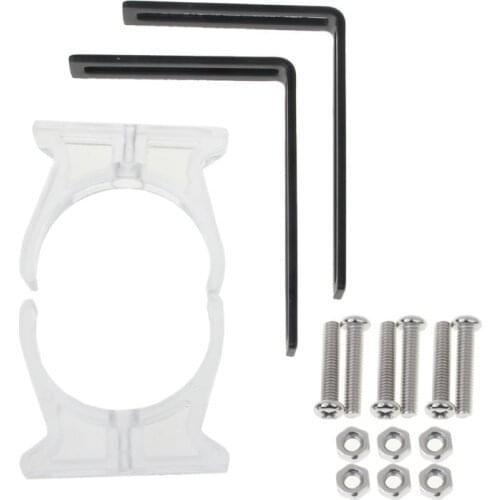 L Shape Buckle Bracket for 50mm Diameter Water Cooling Tank G1/4 Thread Cylinder Reservoir Tank for PC CPU Computer Cooling