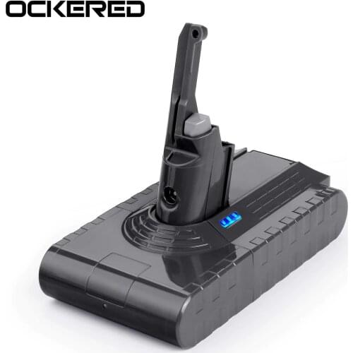 Ockered Li-ion Rechargeable Battery For Dyson DYS-V8 Fluffy Vacuum V8 Animal 21.6V 4000mAH Lithium Power Tool Batteries