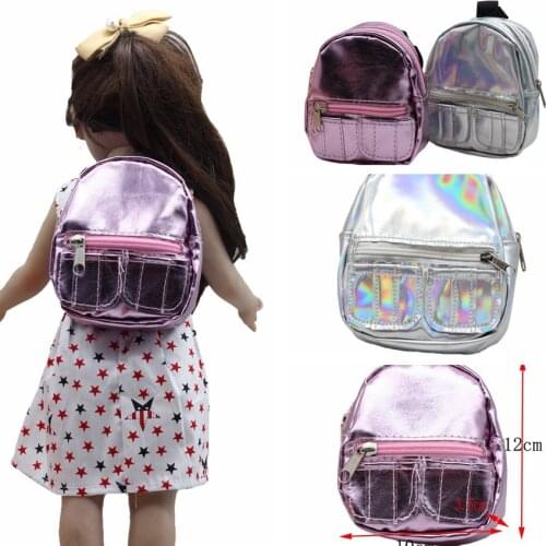 New Arrival 18inch Girl Doll Bag Toy For 43cm Baby Dolls Education Toy as For 1/3 BJD Doll Mini Backpack Doll Accessories