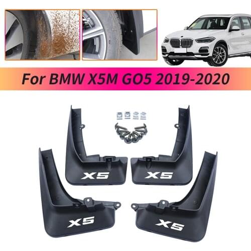 FRONT & REAR Splash Guards Mudflaps Car Fenders Mudguards Mud-Flaps For BMW X5 F15 2014 2015 2016 2017 2018 X5M G05 2019- 2021