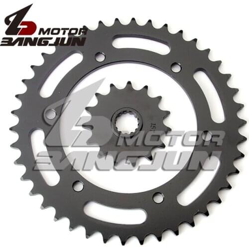 For DR200/250 Wheel Gear Motorcycle Front & Rear Sprocket Geartransmission