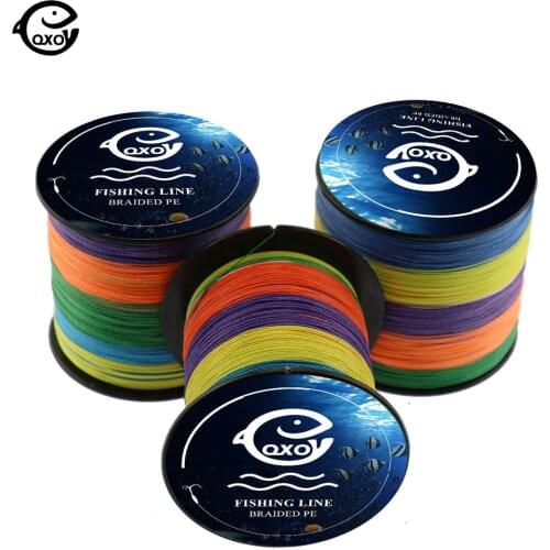 QXO 300m Fishing PE Line Tresse fish Multi filament Braided Wire Material 4stand Leashes Sea The Line For Fishing Tippet 6-100lb