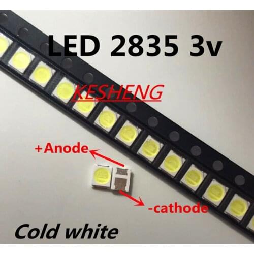 Jufei 1 W 2835 3 V SMD LED 3528 88LM bianco Freddo Per La TV/LCD Retroilluminazione Applicazione2000pz/lotto