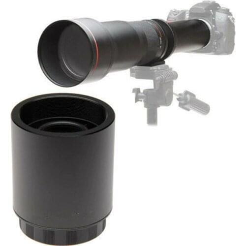 JINTU 2x Teleconverter High Definition Telephoto Lens Converter T mount for 420-800mm 500mm 800mm 900mm 650-1300mm SLR Lenses