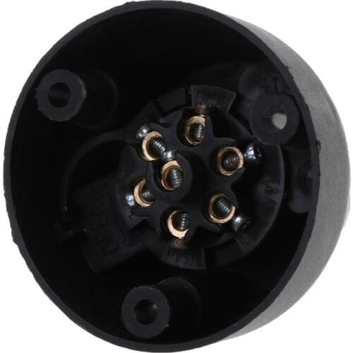 12V 7 Pin Plastic Trailer Towing Electrics Plug Towbar Socket Car Plug Socket Wiring Connector Adapter Car Accessories Wholesale