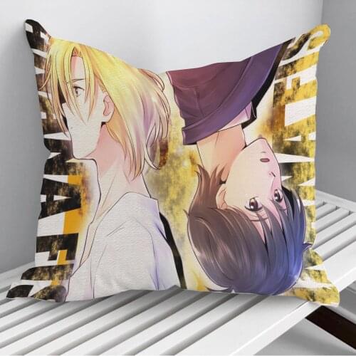 Anime Banana Fish Eiji Oku Throw Pillows Cushion Cover On Sofa Home Decor 45*45cm 40*40cm Gift Pillowcase Cojines Dropshipping