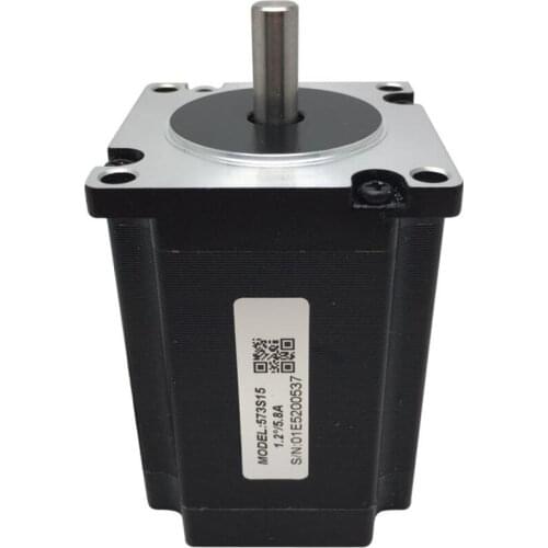 Free Shipping GENUINE Leadshine 573S15 3 Phase Hybrid Stepper Motor with 1.3 N.m 5.8 A length 76 mm shaft 8 mm