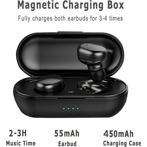 Bluetooth 5.0 Earbuds True Wireless Headset Deep Bass Twins Earphone For Iphone Hifi Stereo Sport Headset#p40