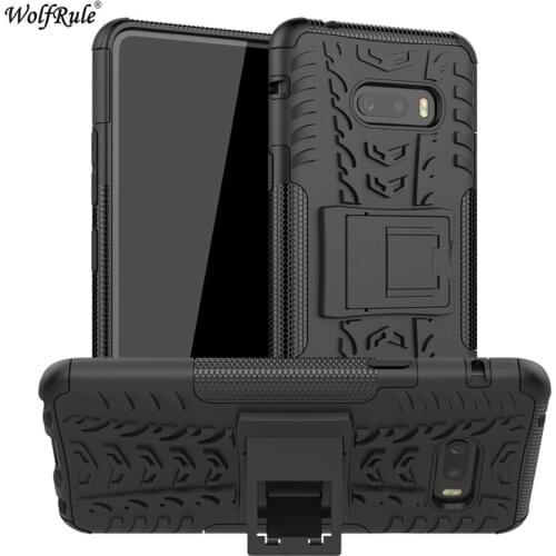 Wolfrule Case For LG G8X Case Dual Layer Armor TPU+PC Shockproof Fashion Hard Coque Funda Cover For LG G8X Phone Case For LG G8X