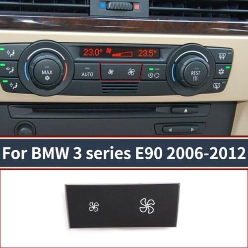 For BMW 3 Series X5 X6 E90 e70 E71 Car Styling Wind Air Volume air conditioning Fan button switch Cover Stickers Car Accessories