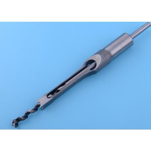 LETAOSK Silver Carbon Steel 3/8" High Hardness Square Hole Drill Mortising Chisel Saw DIY Woodworking Tool Bit