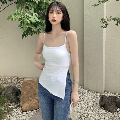 DAXIN Summer Women Thin Camis Vest Slim Tops Sexy Strap Basic Tops Ladies Breathable Fitness Camis Female Crop Top Ladies Shirt