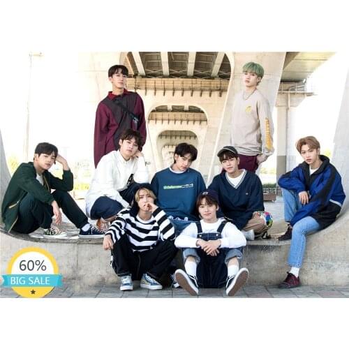 5D DIY Diamond Painting Stray Kids Kpop Poster Cross Stitch Kits Embroidery Mosaic Art Picture of Rhinestones Home Decor Gift