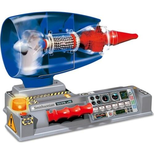 Smithsonian DIY Turbofan Jet Engine Model Kit Steam Science Educational Toy Gift For 8