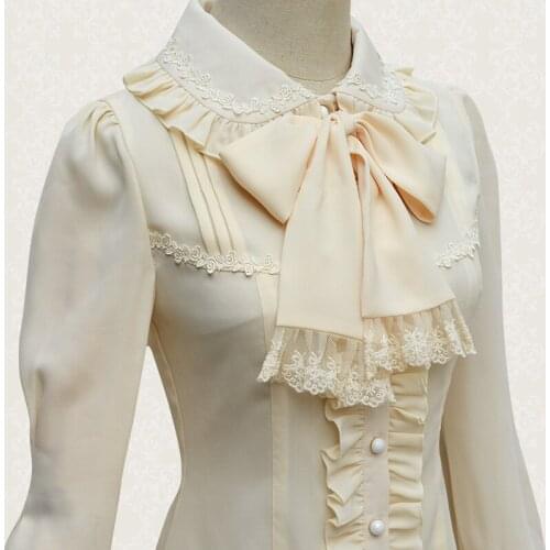 Neko Para Blouses With Tie