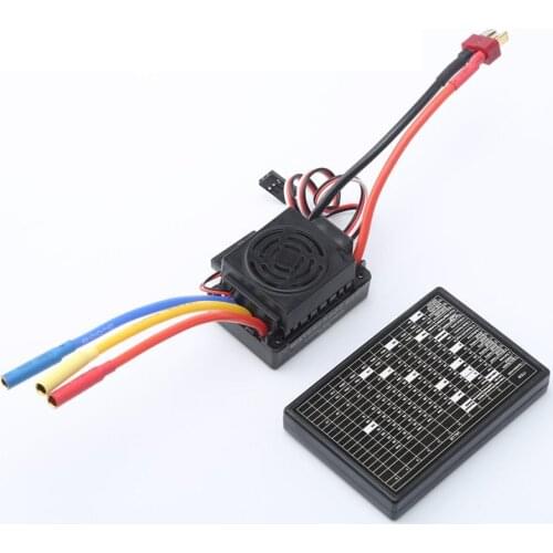 Upgrade Sensorless 60a S-60a Brushless Esc Electric Speed Controller With 5.5v / 3a Bec For 1/10 1:10 Rc Car