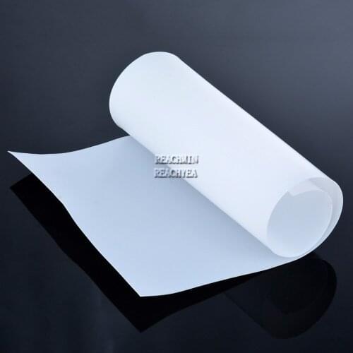 1pc White PTFE Film High Strength Temperature PTFE Sheet 500*250*0.5MM For Compression Molding Extrusion Processing