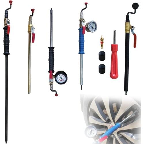 Pneumatic Stick and Trolley Watch Inflation Tire Vehicle Maintenance Tool