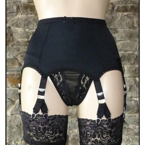Women Sexy Suspenders Retro Vintage Style 6 Straps 12 Claws Suspender Belt Lingerie Garter Belt Solid Accessories New Hot