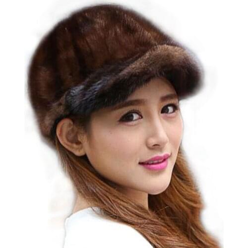 Mink fur hat womens hair mink fur hat benn mink hat mink knight cap