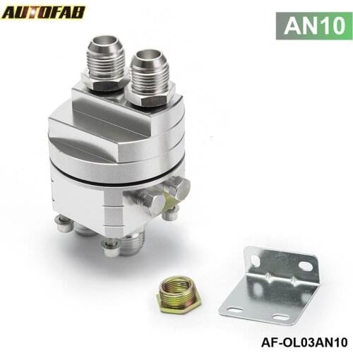 Universal Oil Filter Cooler Sandwich Plate Adapter-silver (an10) AF-OL03AN10